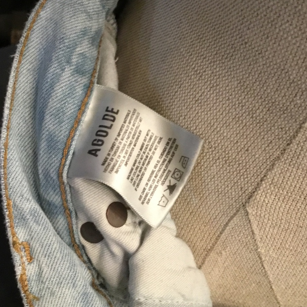 Agolde REN  Light Wash High Rise Jeans - Picture 5 of 7